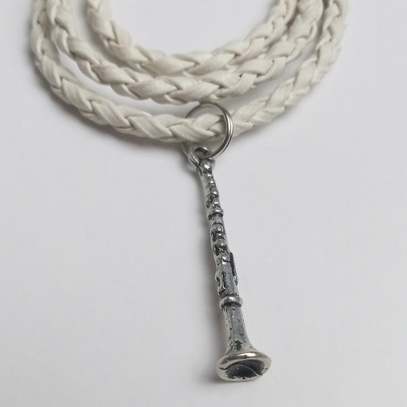 Handmade Jewelry - Handmade "Clarinet" Charm Necklace 18"